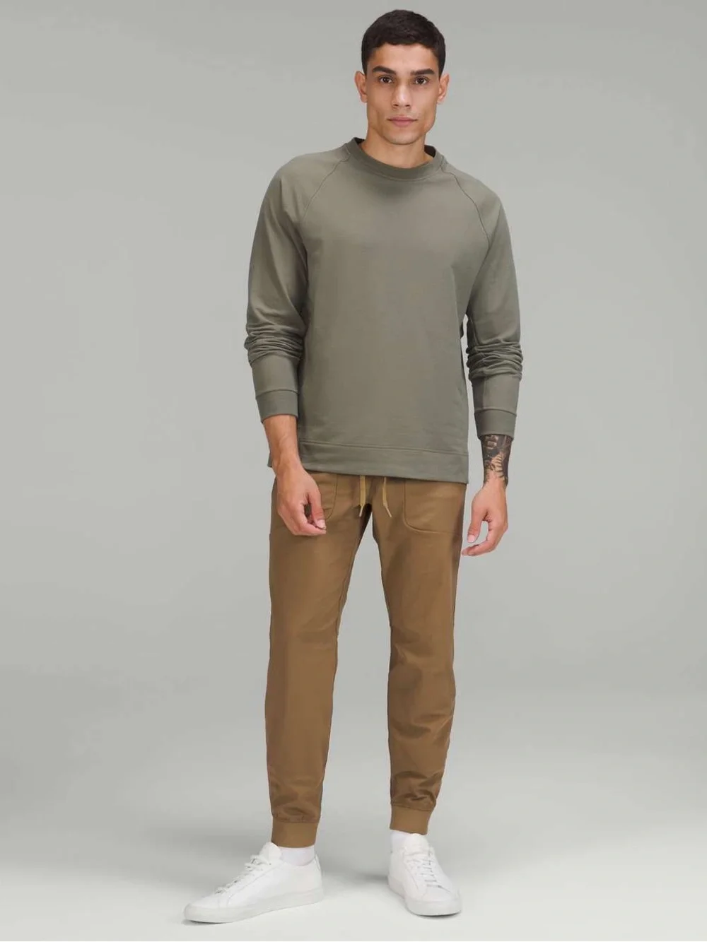 lululemon athletica ABC Jogger Men's Sz M Olive Brown Performance Casual Travel